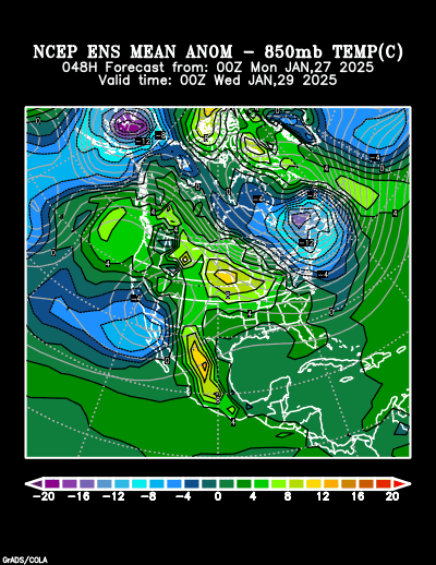 NCEP Ensemble t = 048 hour forecast product