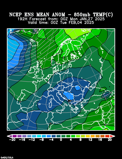 NCEP Ensemble forecast product