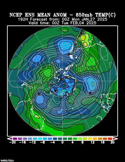 NCEP Ensemble forecast product