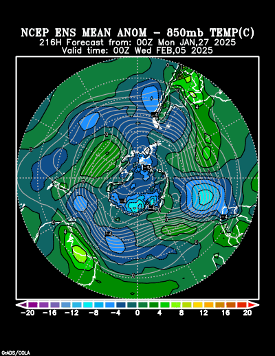 NCEP Ensemble forecast product