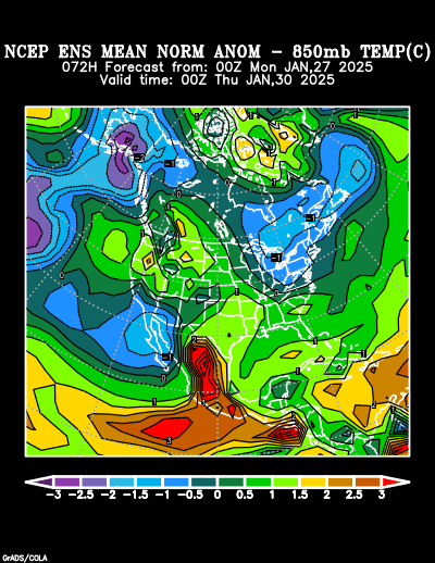 NCEP Ensemble forecast product