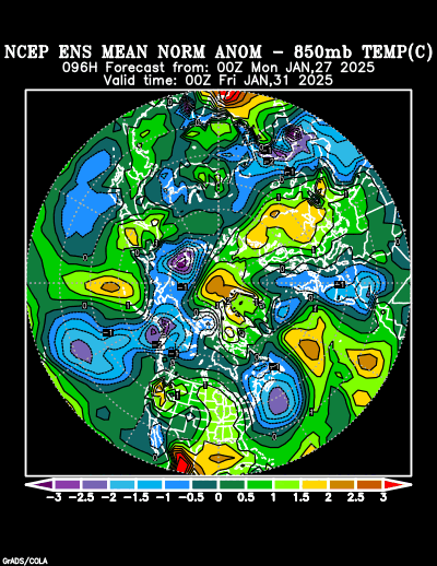 NCEP Ensemble forecast product