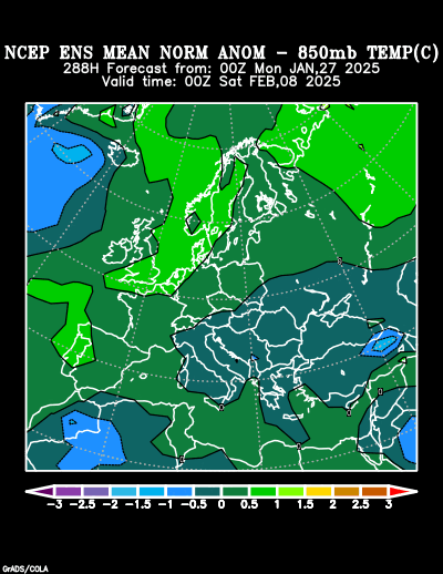 NCEP Ensemble forecast product