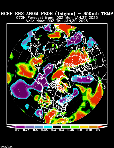 NCEP Ensemble forecast product