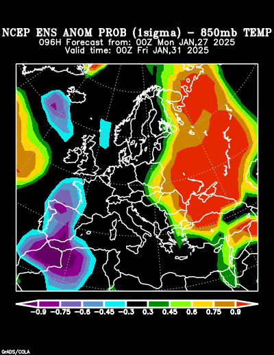 NCEP Ensemble forecast product