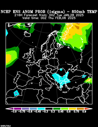 NCEP Ensemble forecast product