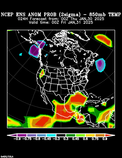 NCEP Ensemble forecast product