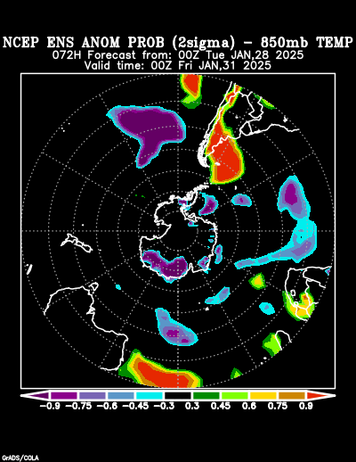 NCEP Ensemble forecast product