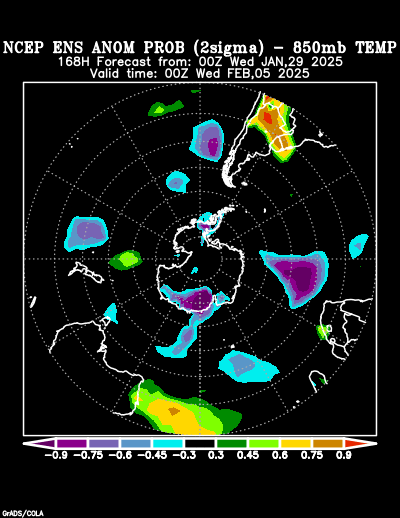 NCEP Ensemble forecast product