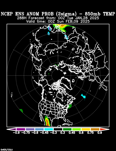 NCEP Ensemble forecast product