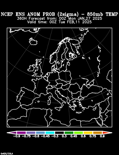 NCEP Ensemble forecast product