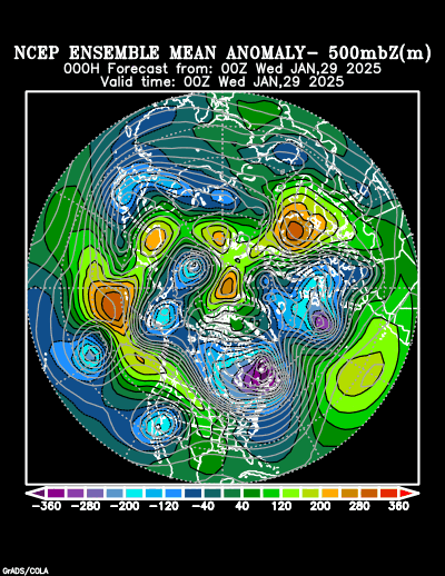 NCEP Ensemble forecast product