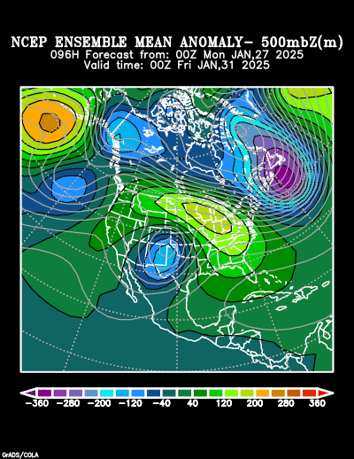 NCEP Ensemble t = 096 hour forecast product