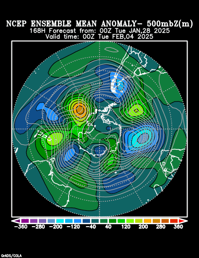 NCEP Ensemble forecast product