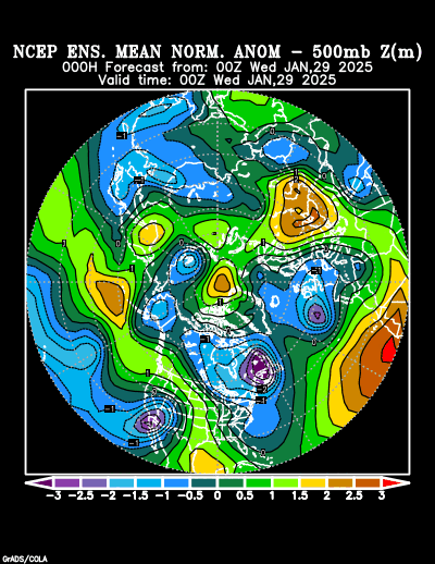 NCEP Ensemble forecast product