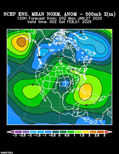 NCEP Ensemble forecast product