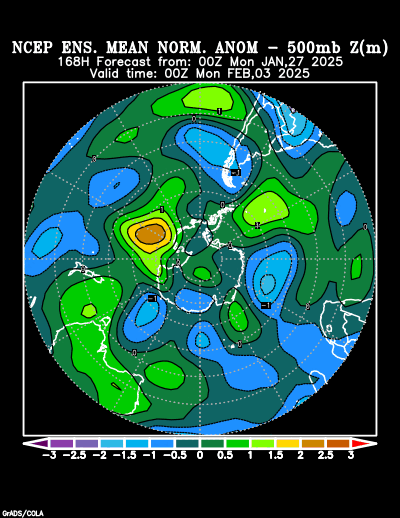 NCEP Ensemble forecast product