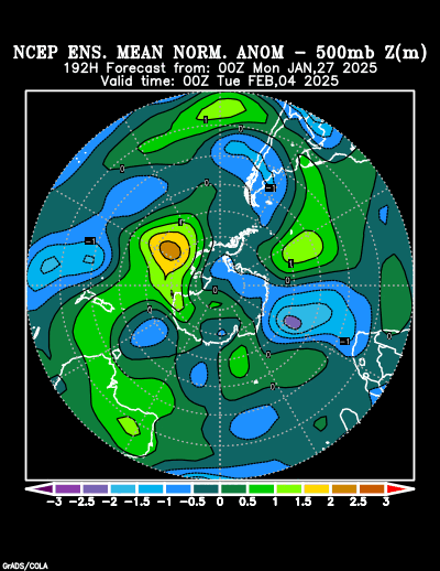 NCEP Ensemble forecast product