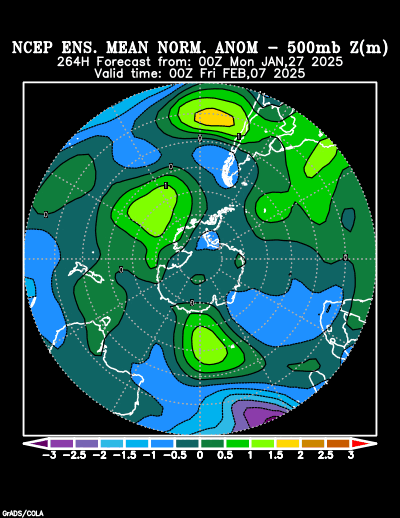 NCEP Ensemble forecast product