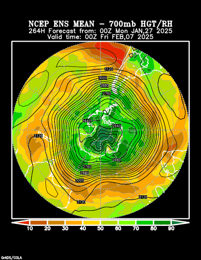 NCEP Ensemble forecast product