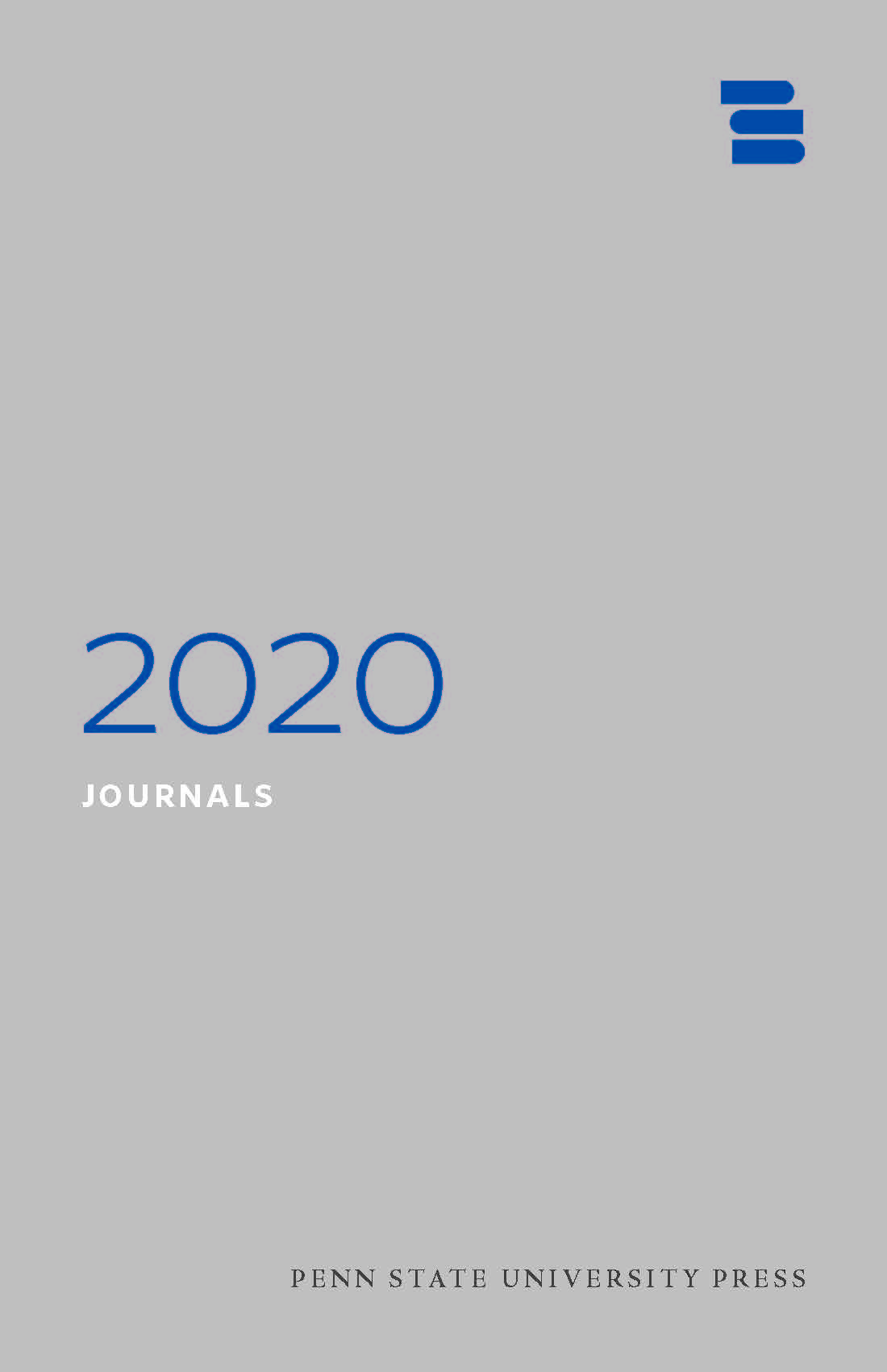 Cover for PSU Press Journals 2020