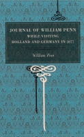 Cover for Journal of William Penn