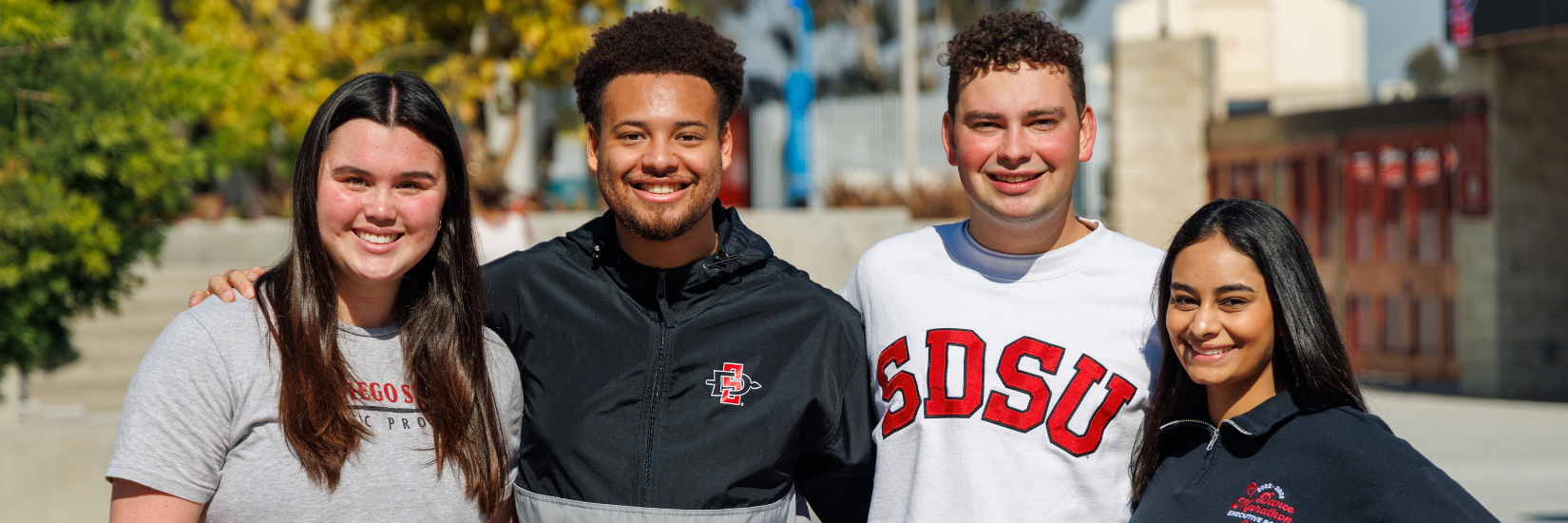 SDSU students at the Conrad Prebys Aztec Student Union