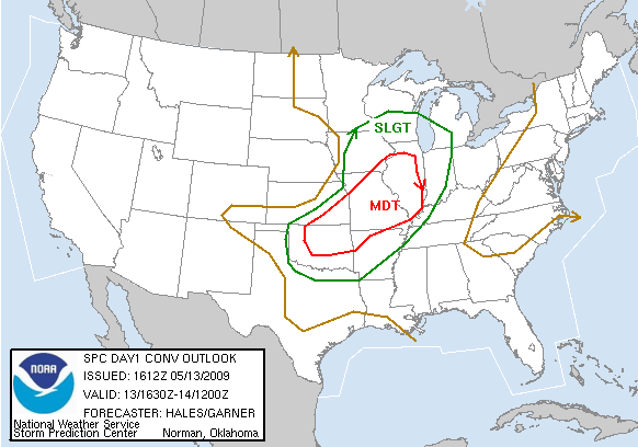 20090513 1630 UTC Day 1 Outlook Graphic