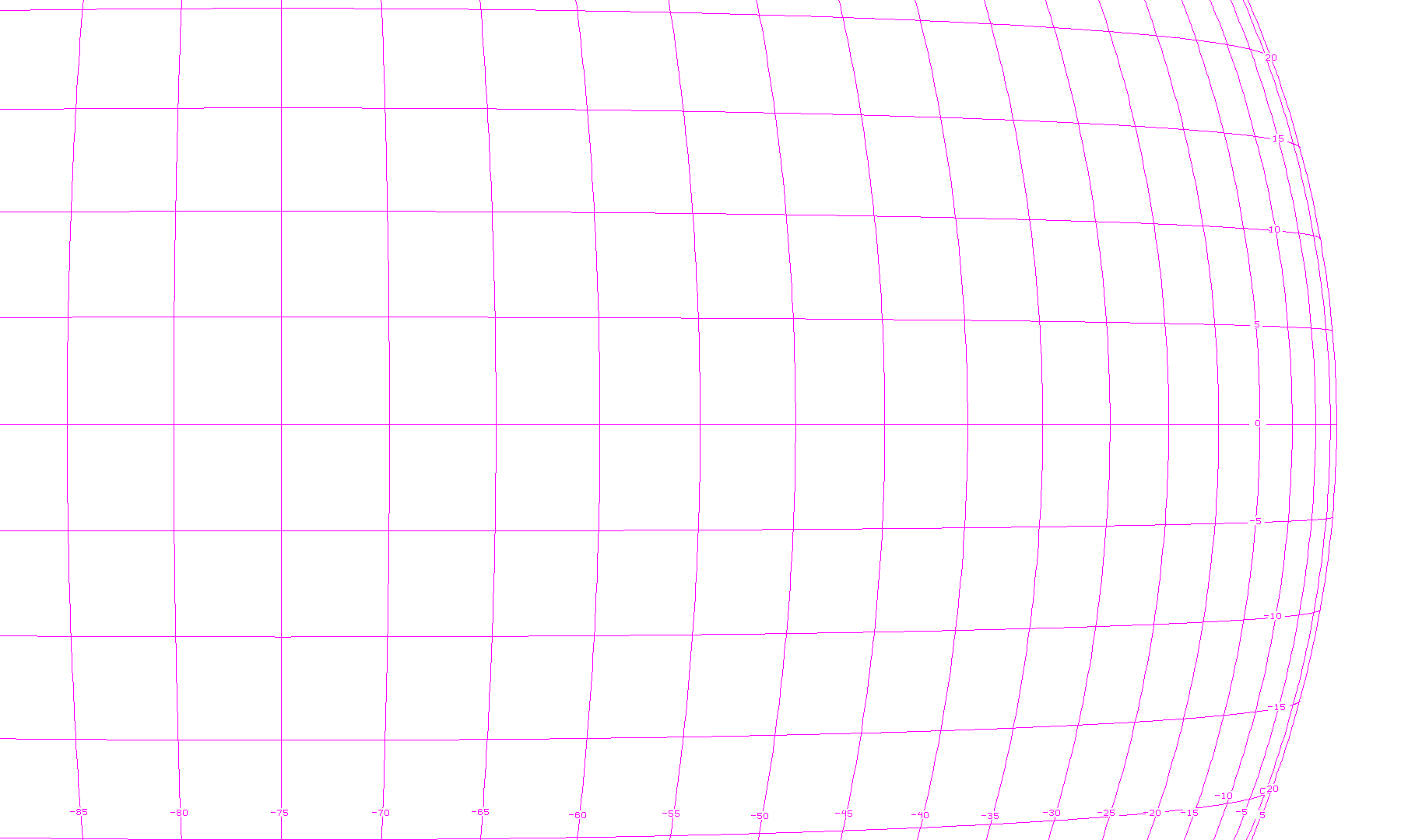 Latitude / Longitude grid