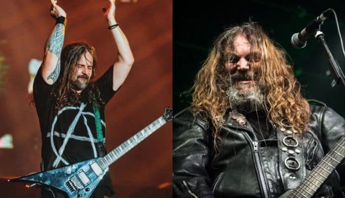 Andreas Kisser e Max Cavalera, ex-parceiros de Sepultura