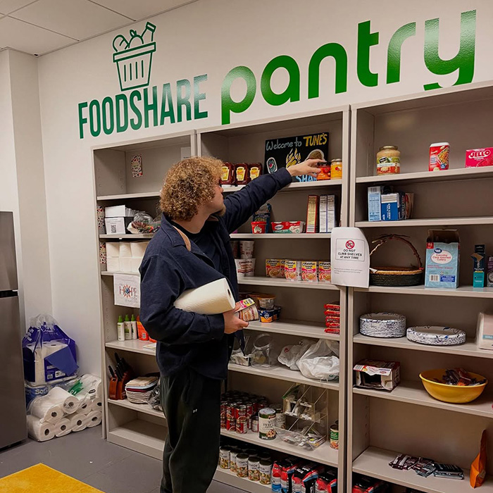 TU foodshare pantry