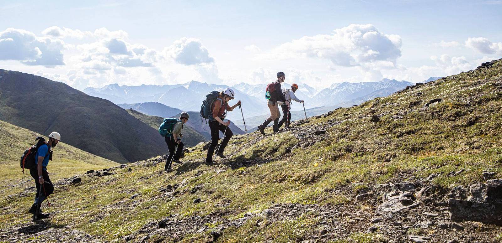 UAF students doing research outdoors