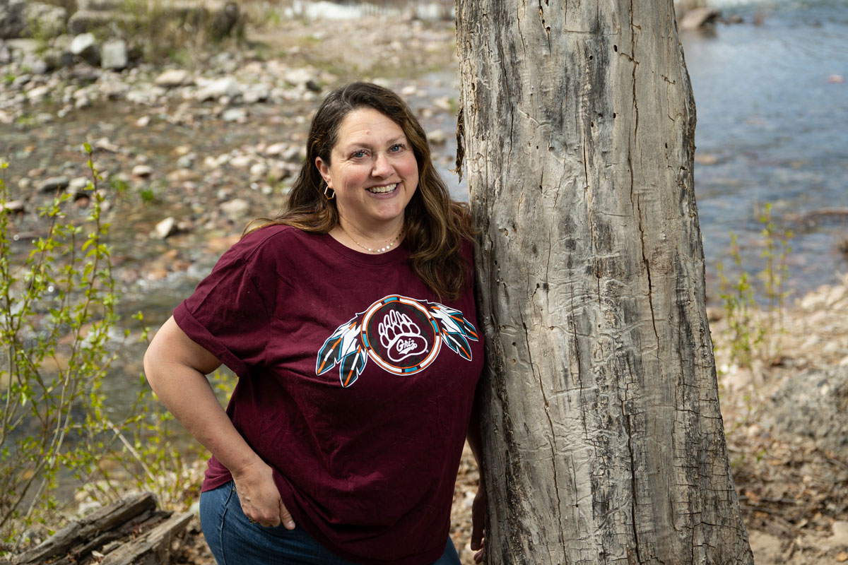 MarraLynn Rodriguez near the Clark Fork River