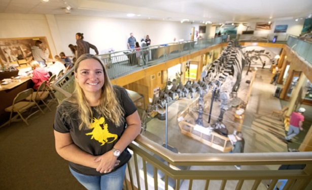 Individual in the Geology Museum