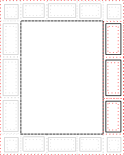 right-top, right-middle, and right-bottom page-margin boxes in the page box’s right margin