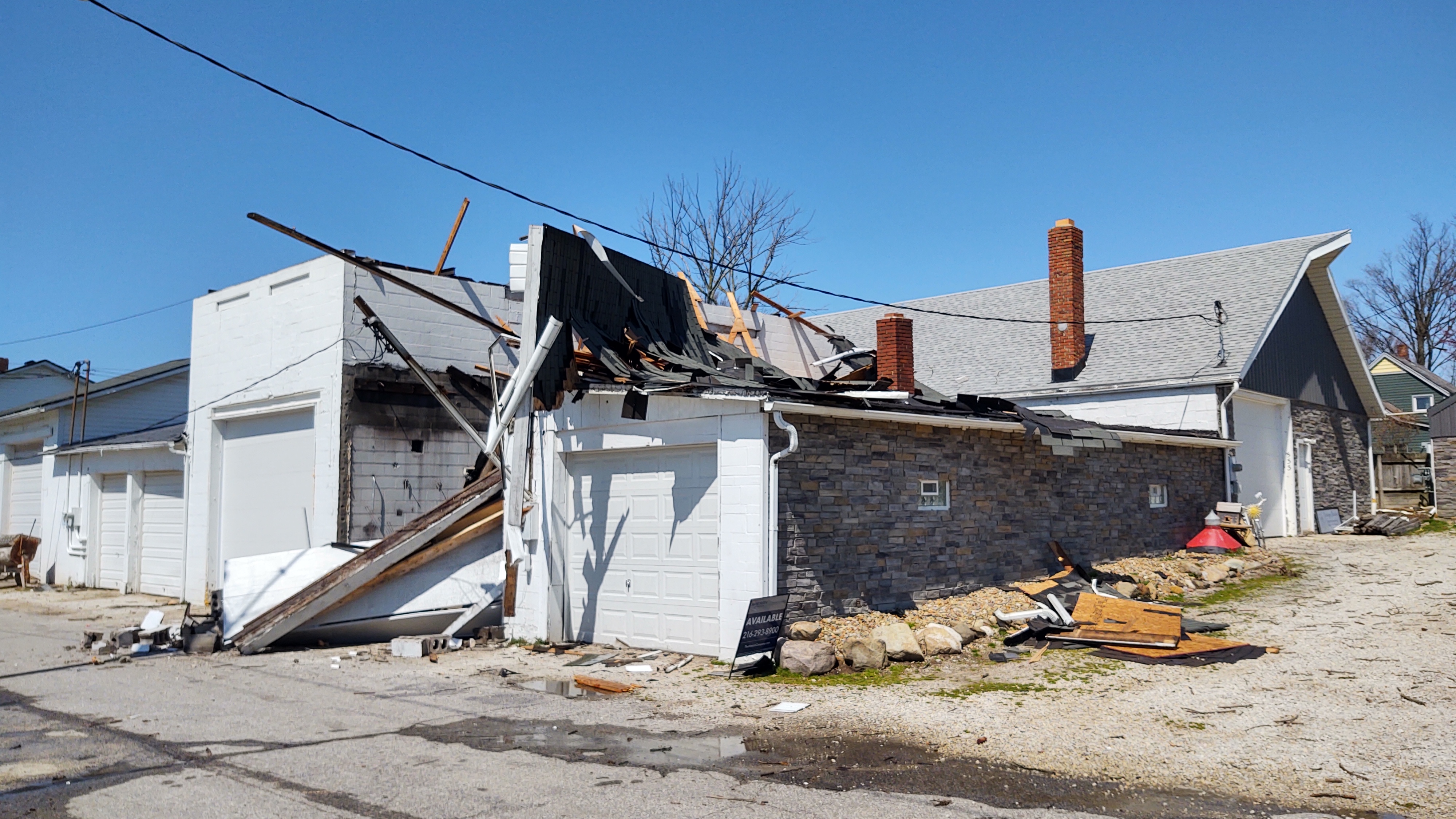 storm damage Grafton/Medina