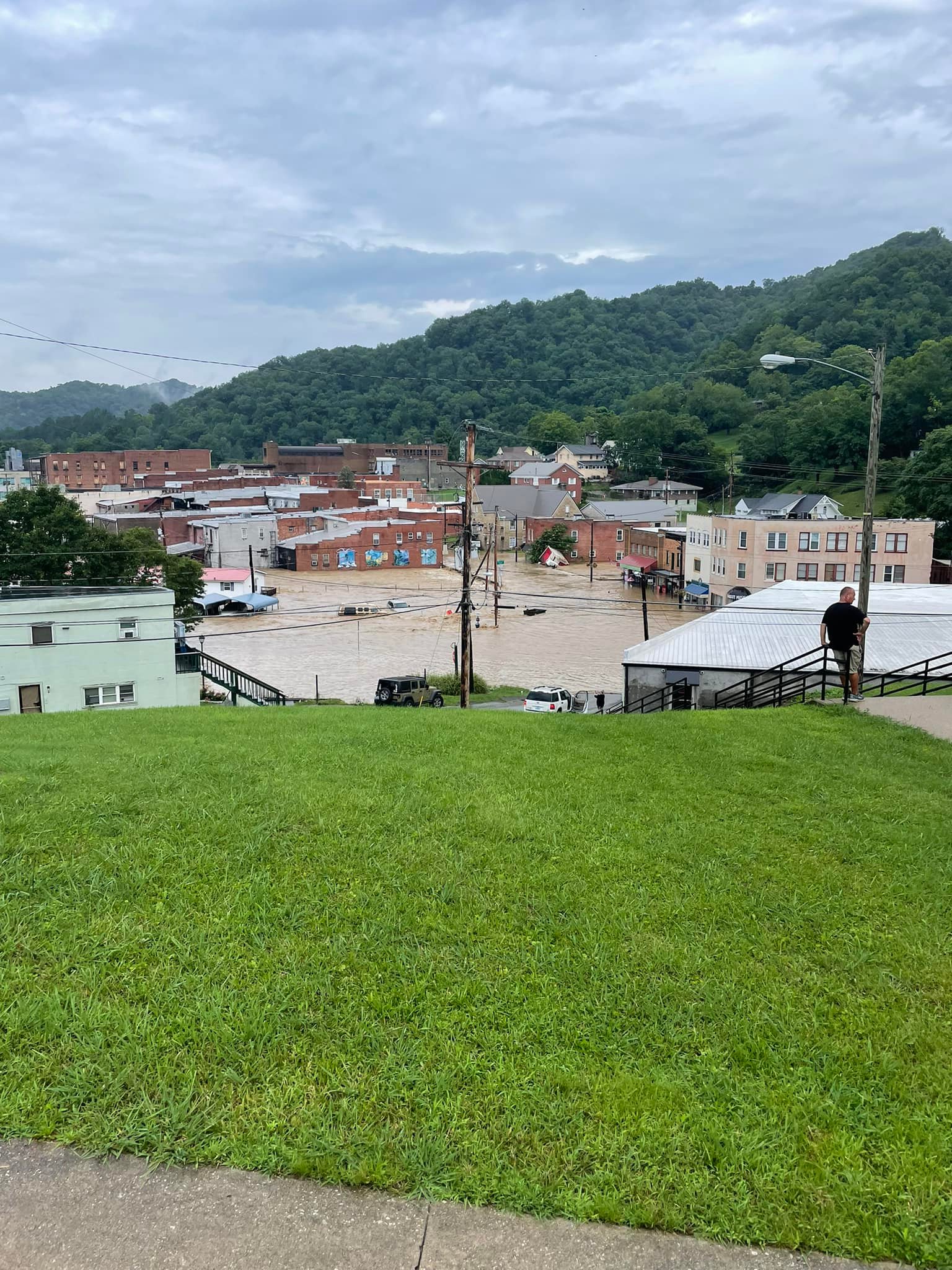 Severe flash flooding caused extensive damage in downtown Whitesburg