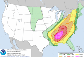 Sample SPC Convective Outlook