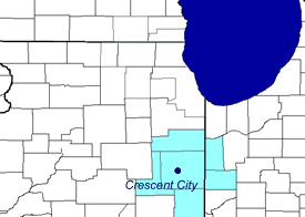 Map of KXI-86 Warning Area