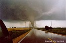 South view of oakfield tornado