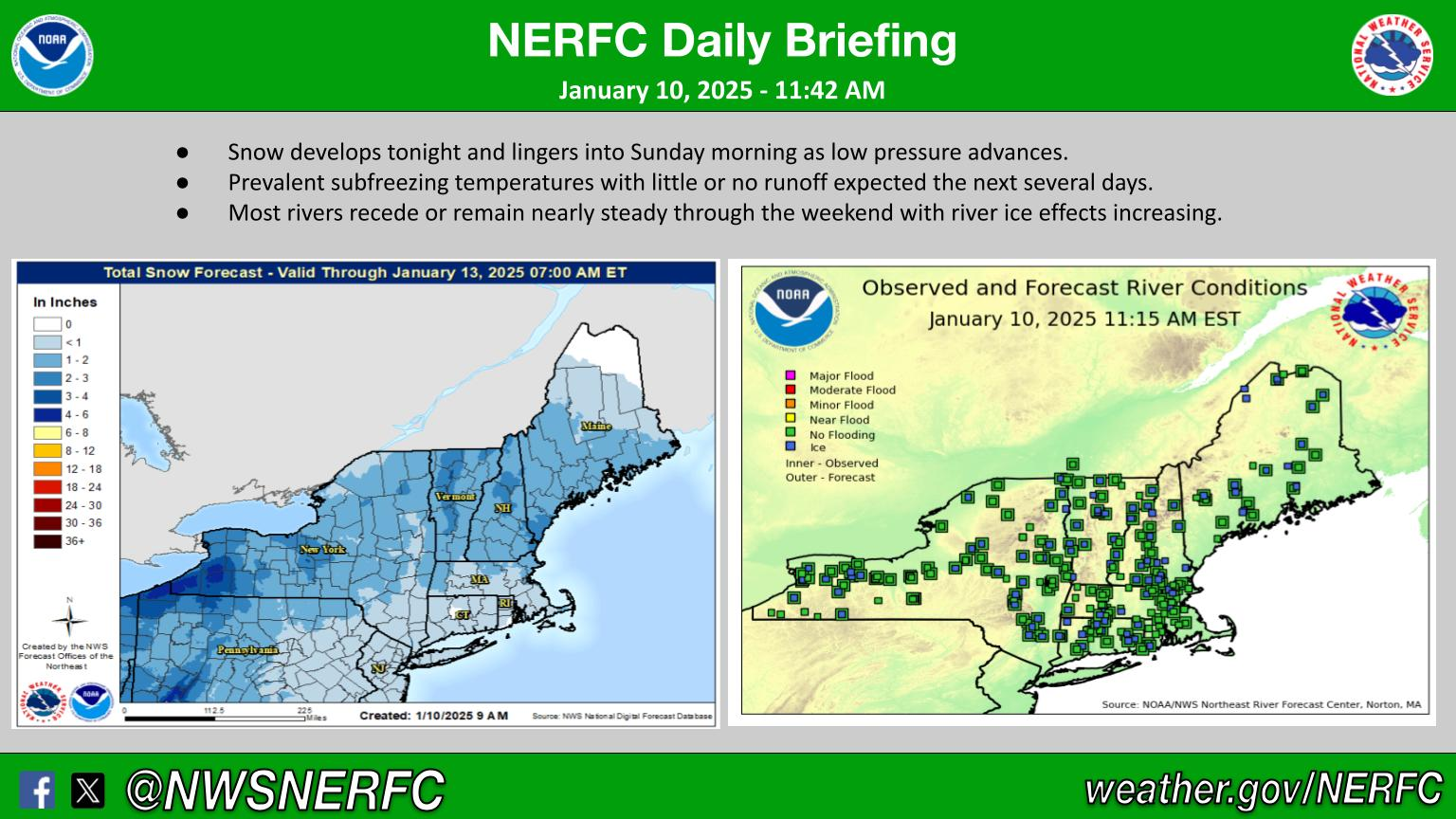 NERFC Graphical Hydrometeorological Discussion