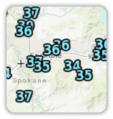 Weather and Hazards map