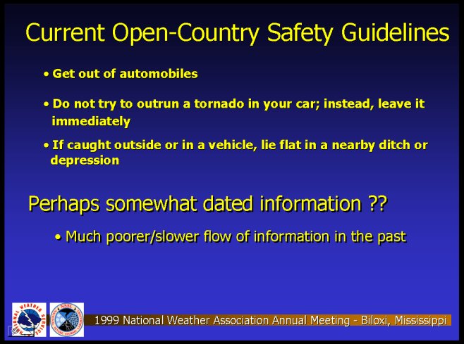 Current Open-Country Safety Guidelines