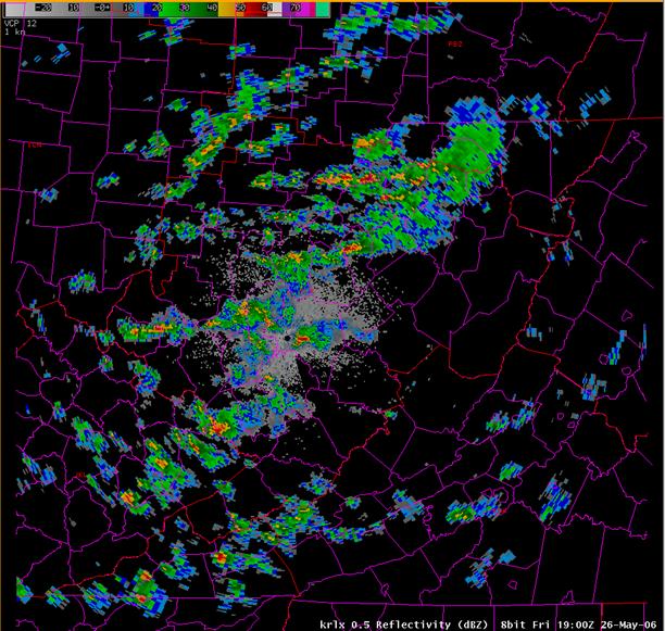 0.5 Degreee Radar Reflectivity