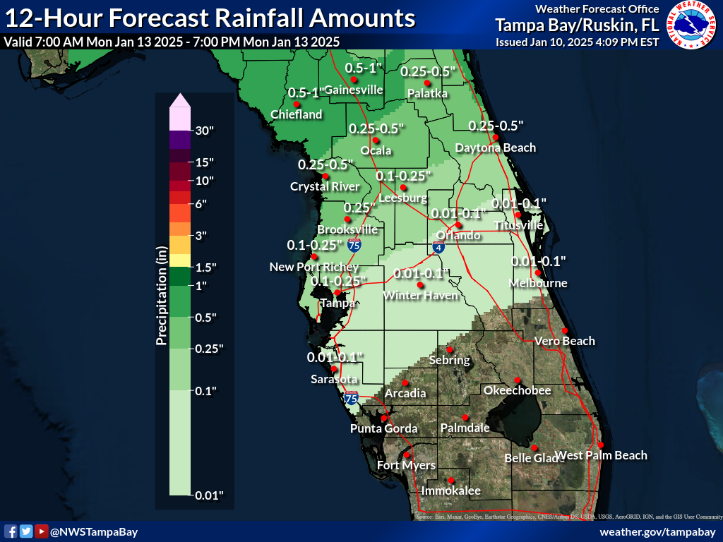 Expected Rainfall for Day 4