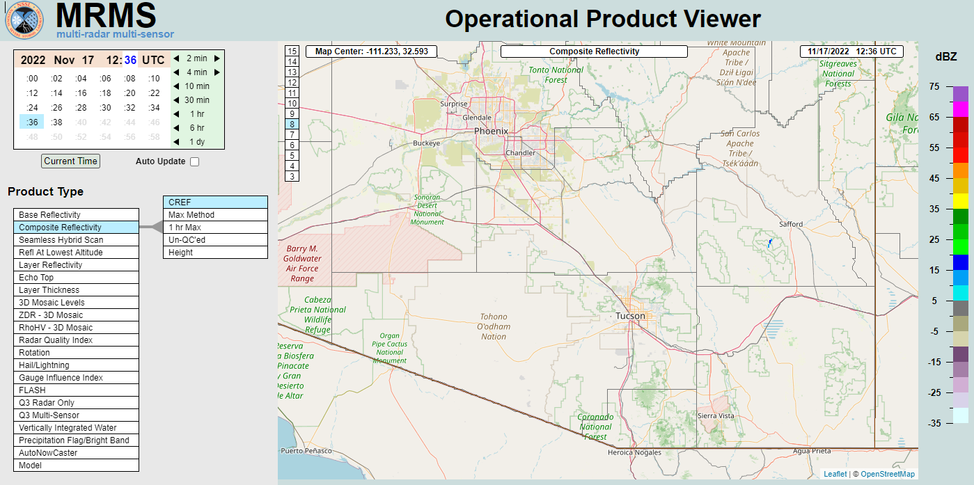 MRMS radar imagery