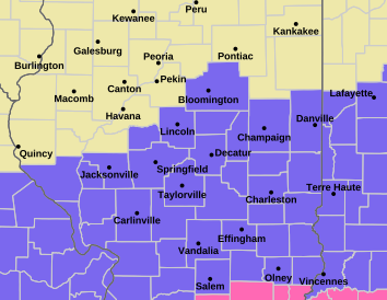 Central Illinois watches, warnings & advisories