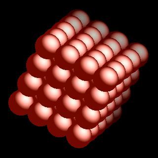 V crystal structure