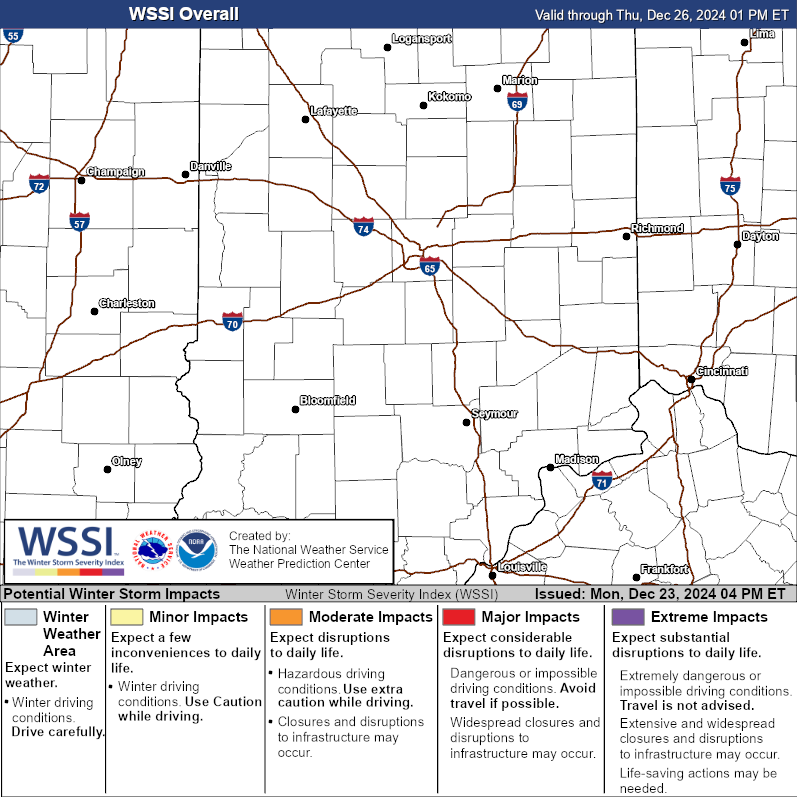 Winter Storm Severity Index