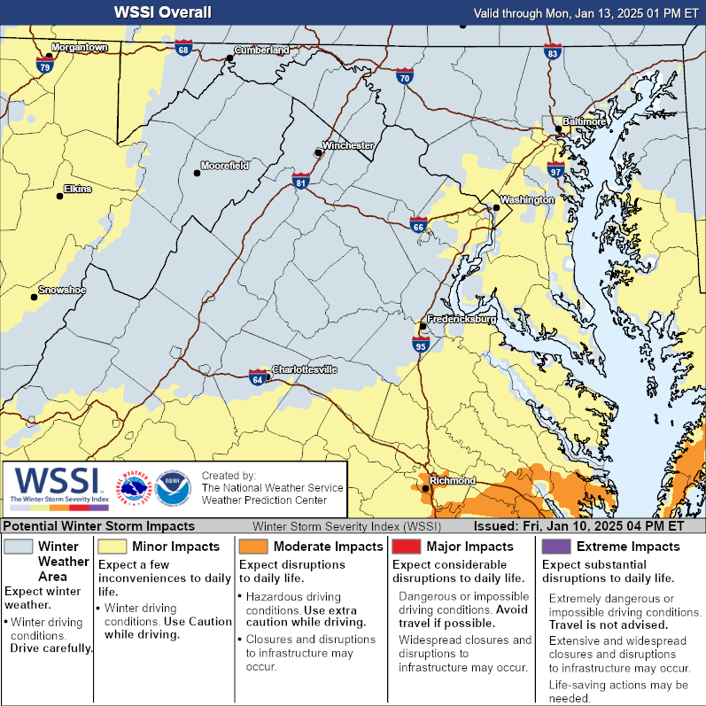 Winter Storm Severity Index